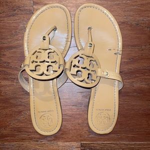 Tan Tory Burch sandals